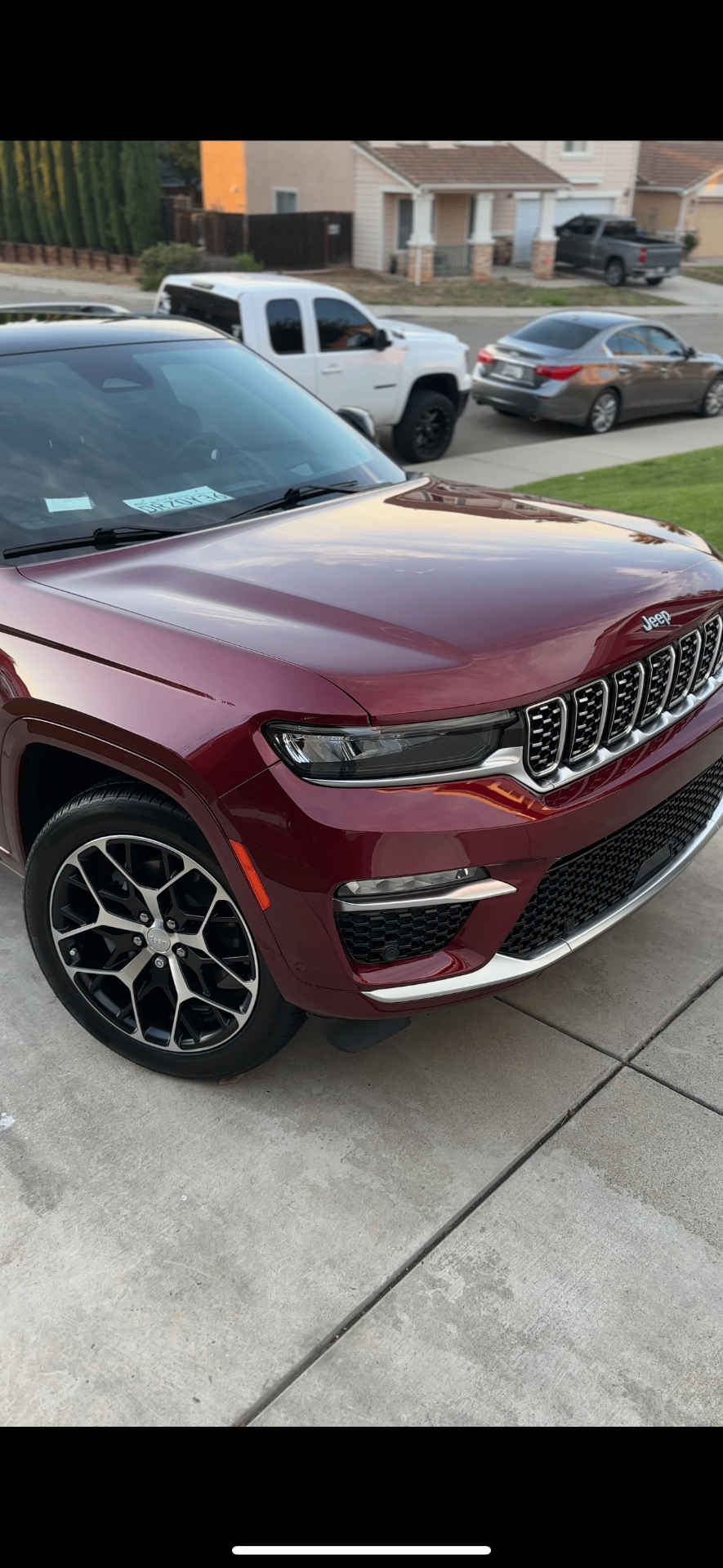 Ceramic-coated vehicle 1